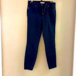 NWT Madewell High Riser Skinny Jean in Black sz 31